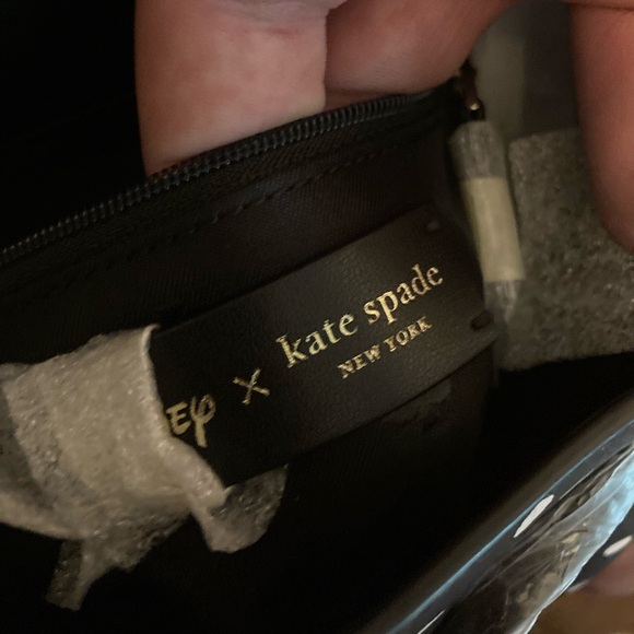 Disney x Kate Spade Minnie Mouse Ears Red Bow Black & White Polka Dot Back Pack - Picture 10 of 17